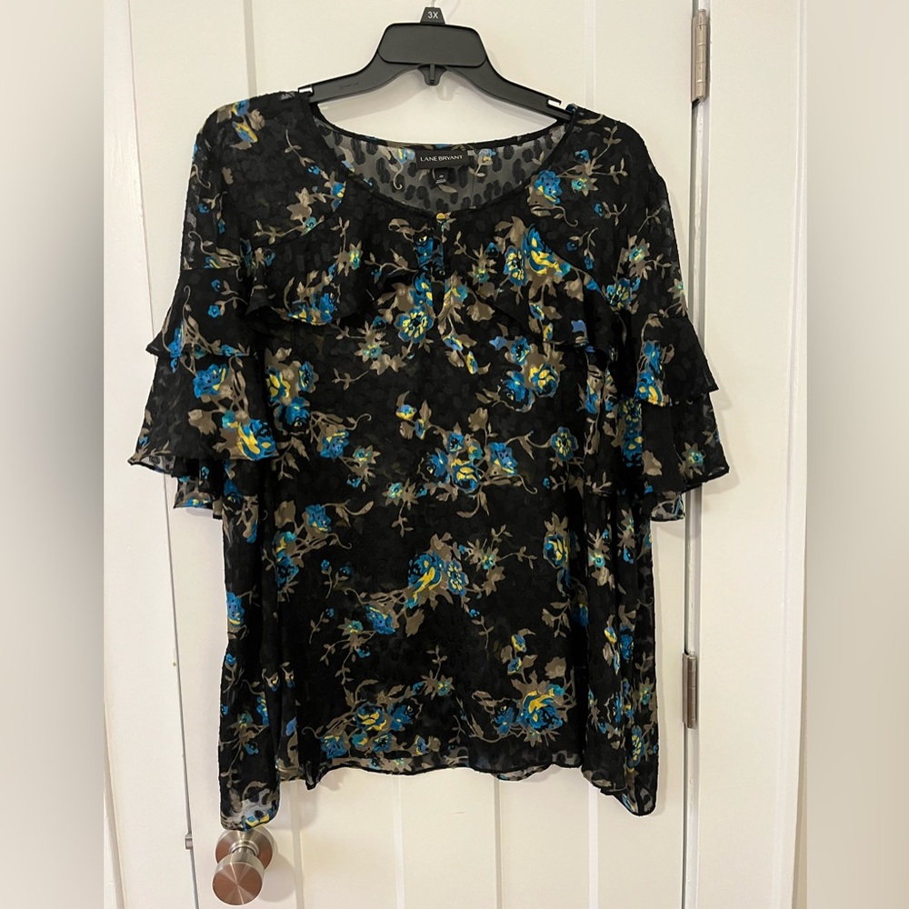 Lane Bryant plus size dressy blouse